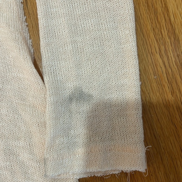 Free People We The Free Knot Back Cream Top Size M - Picture 4 of 7